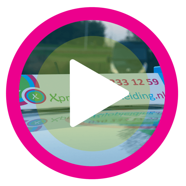 Bedrijfsvideo button van rijschool Xpress Rijopleiding.nl